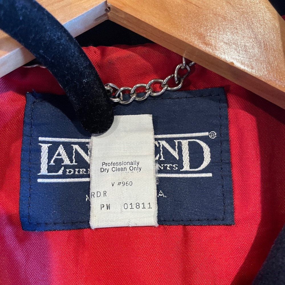 Lands' End Navy Pea Coat - Picture 10 of 11